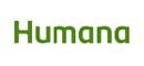 Green logo of "humana" with a stylized wordmark in lowercase letters.
