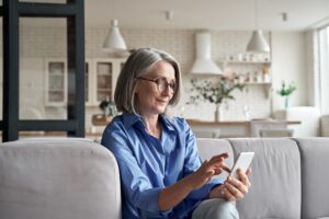 Elderly mom of an addict reading loving an addict quotes